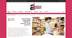 Desktop Screenshot of americaninsights.org