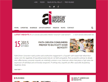 Tablet Screenshot of americaninsights.org